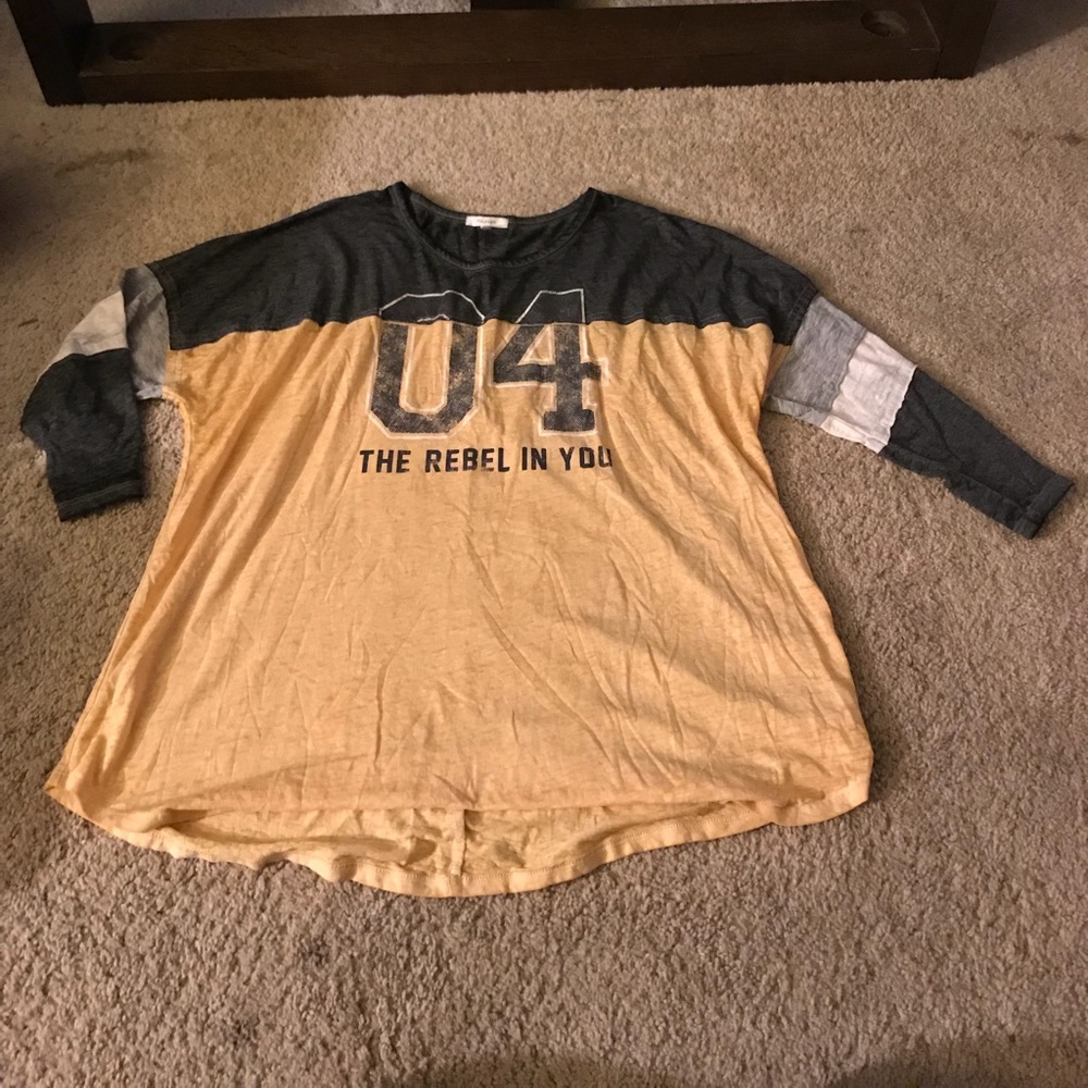3/4 sleeve tee